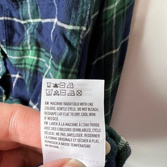 American Eagle ahh mazingly soft plaid button up top women’s XL - Picture 6 of 8